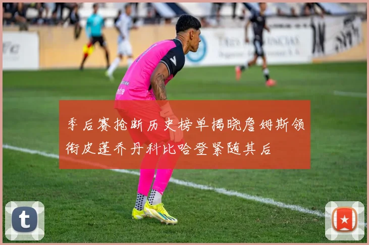 季后赛抢断历史榜单揭晓詹姆斯领衔皮蓬乔丹科比哈登紧随其后
